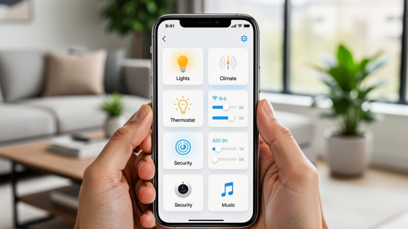 home automation phone app