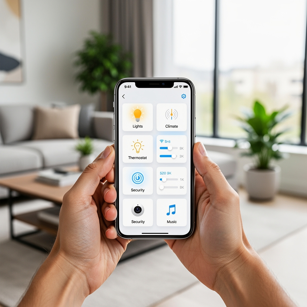 home automation phone app
