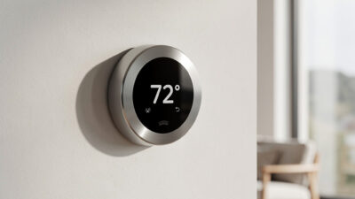 smart thermostat wall