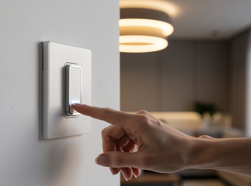 Smart switch with dimmer control