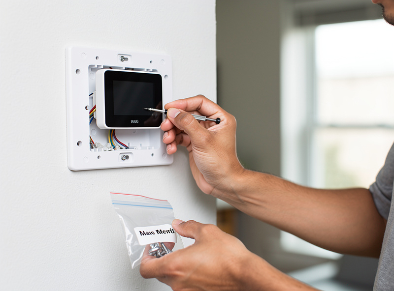 Removing smart thermostat cleanly for apartment move-out