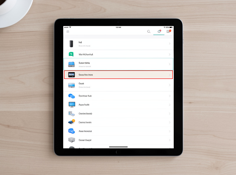 A smart home hub interface showing a device being removed before a re-pair