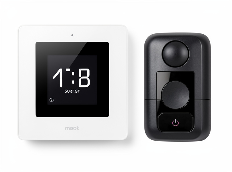 A hardwired smart thermostat and a wired video doorbell as permanent apartment upgrades