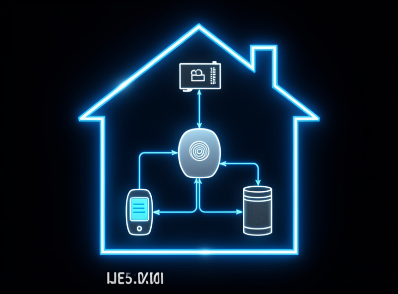Smart home sensor data staying inside the home network instead of being uploaded to a cloud server