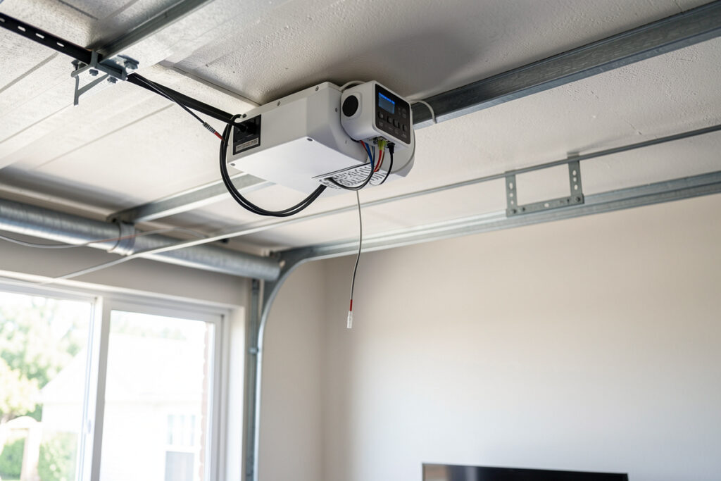 Garage opener unit with a local control board replacing the cloud myQ module