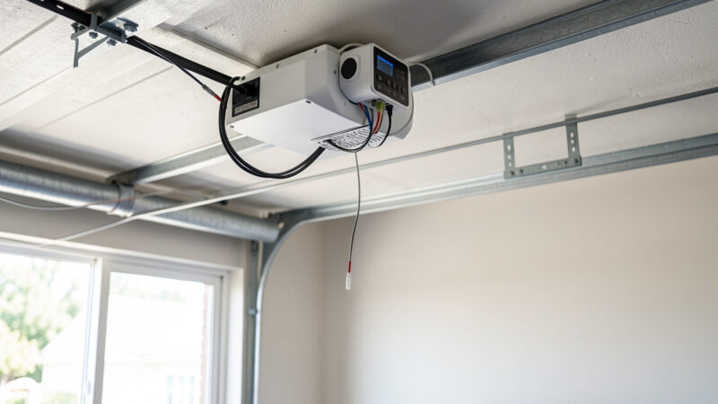 Garage opener unit with a local control board replacing the cloud myQ module