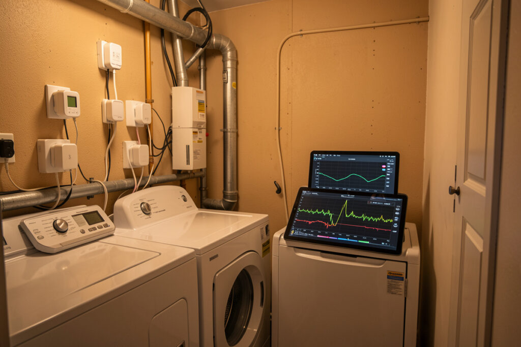 Smart appliance energy monitoring