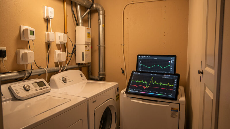 Smart appliance energy monitoring
