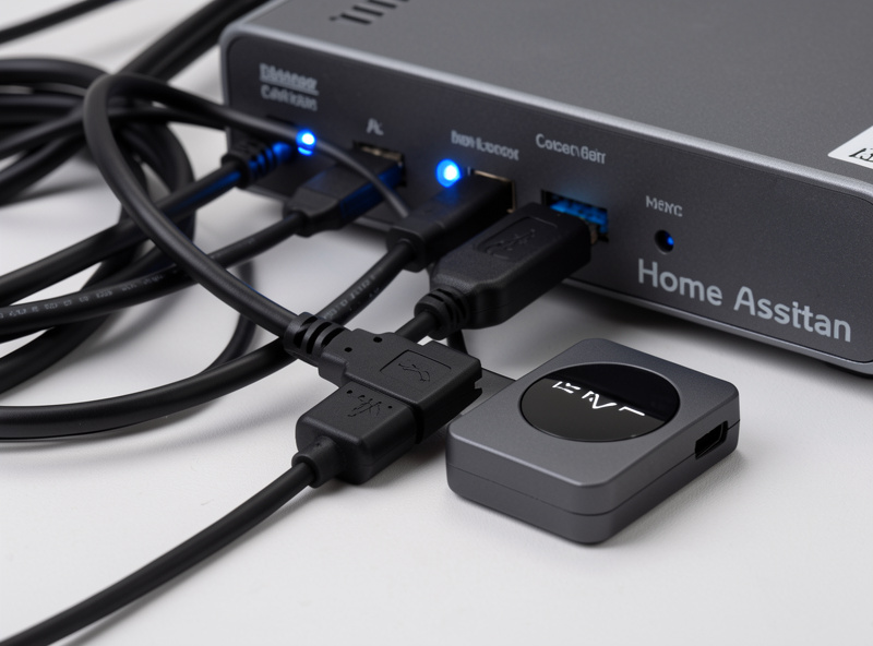 Local-first smart home audio rack with a Home Assistant mini-PC, network streamer, and AV receiver