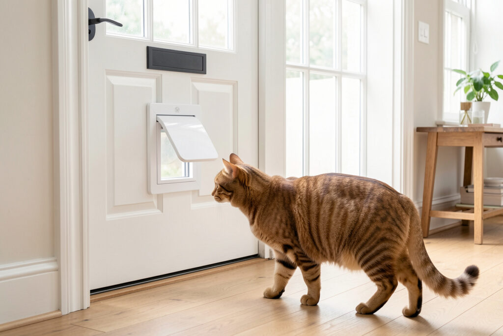 Smart microchip pet door