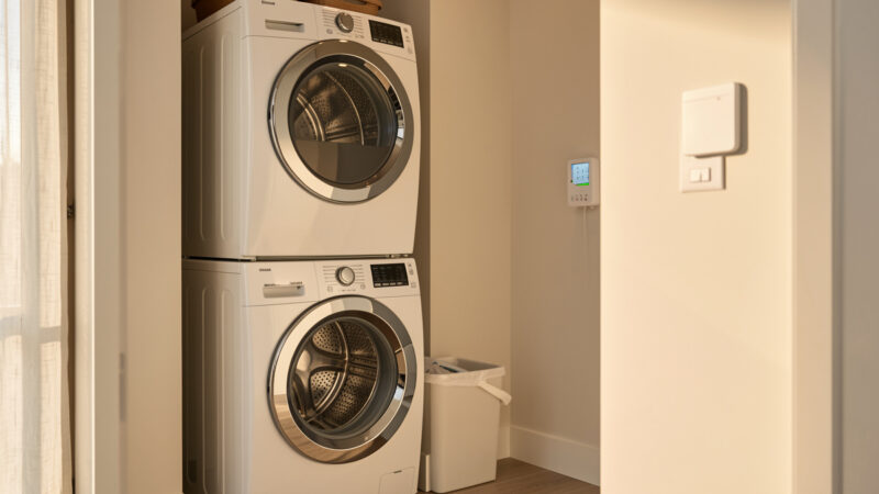 Smart washer & dryer automation