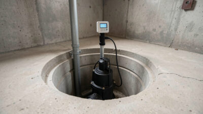 Sump pump smart alert setup