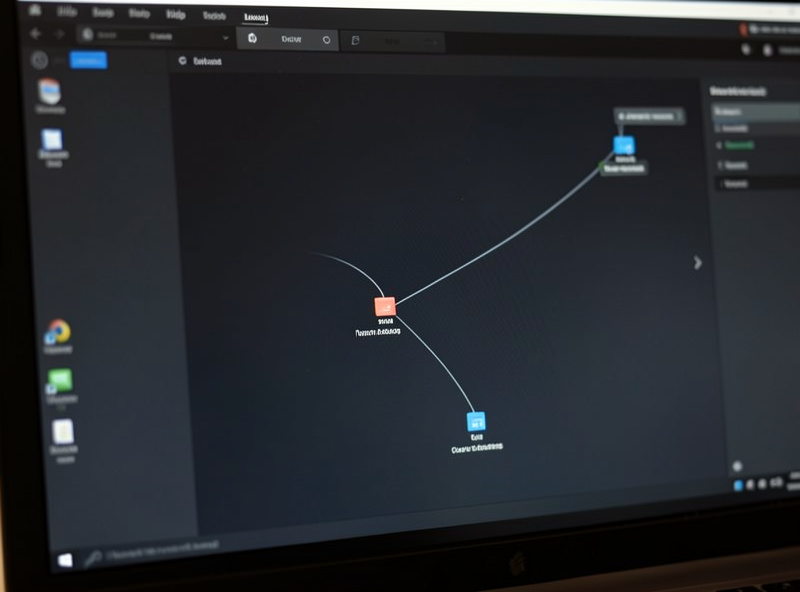 A Zigbee2MQTT network map highlighting one device with a weak link to its parent router