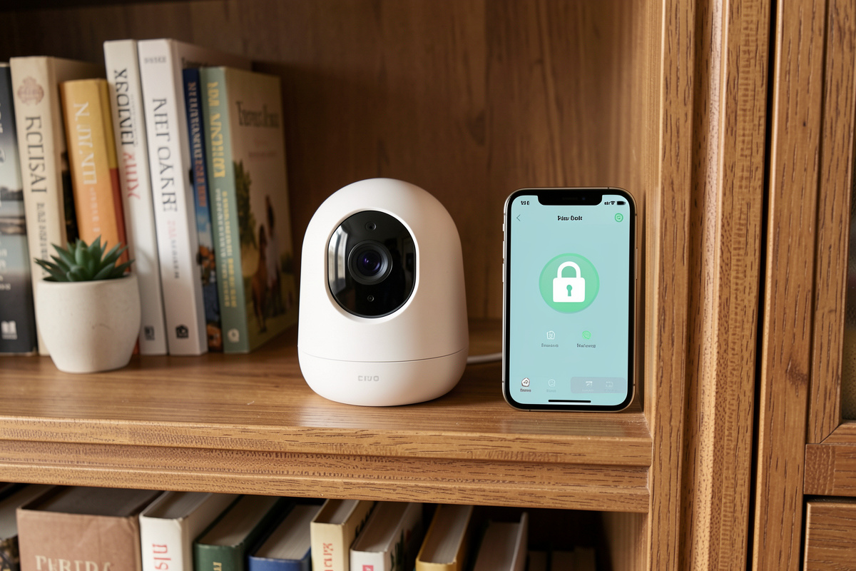 Security camera with end-to-end encryption and local storage options for maximum privacy