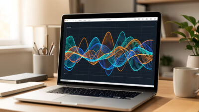 Wireless spectrum showing Zigbee and Wi-Fi channel overlap
